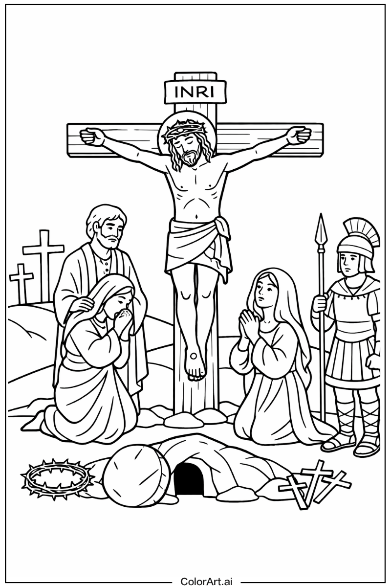 Christian with Good friday Theme