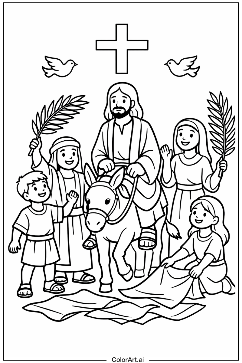 Palm sunday Christian Design