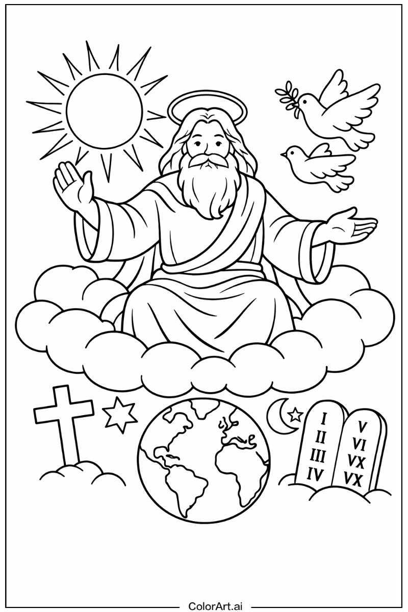 Christian with God Theme