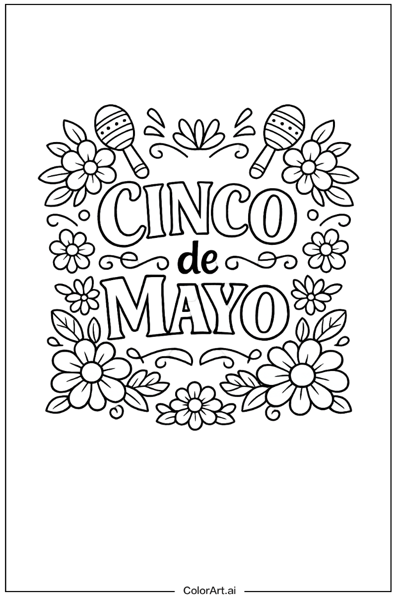 cinco de mayo with Flowers 3