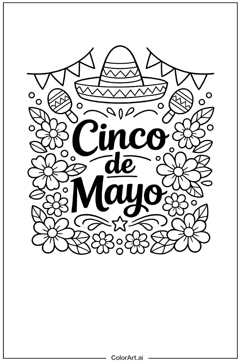 cinco de mayo with Flowers 1