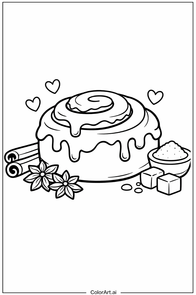 Fluffy cinnamon roll Cinnamon roll Scene