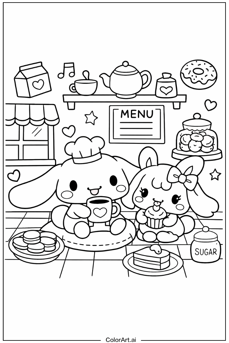 Cinnamoroll with Mocha Theme
