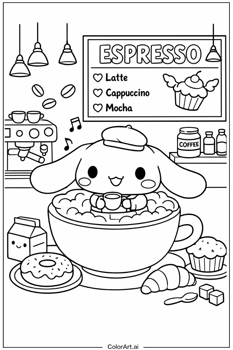 Espresso Cinnamoroll Scene
