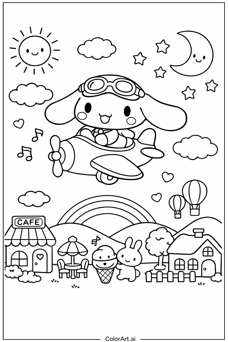 Cinnamoroll with Sanrio Theme 2