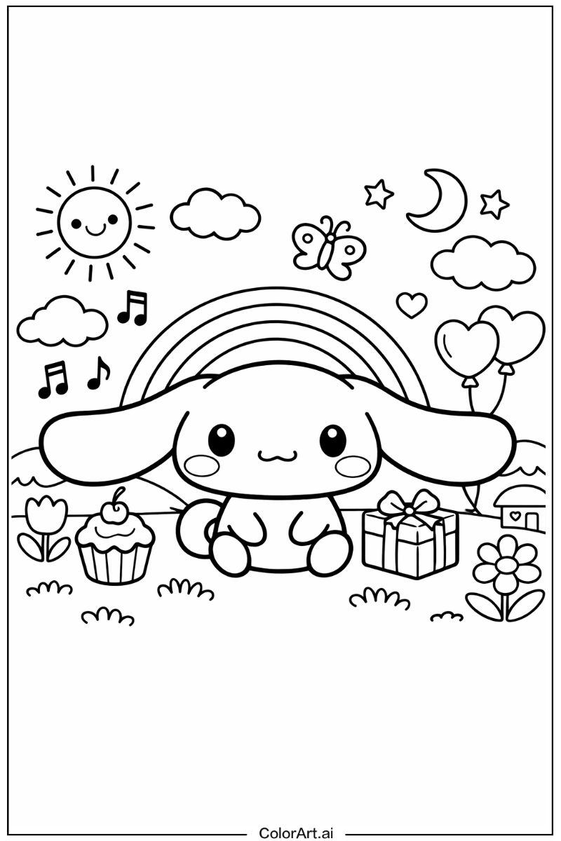 Cinnamoroll with Blue eyes Theme 2