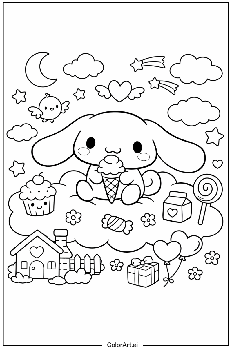Fluffy Cinnamoroll Design 2
