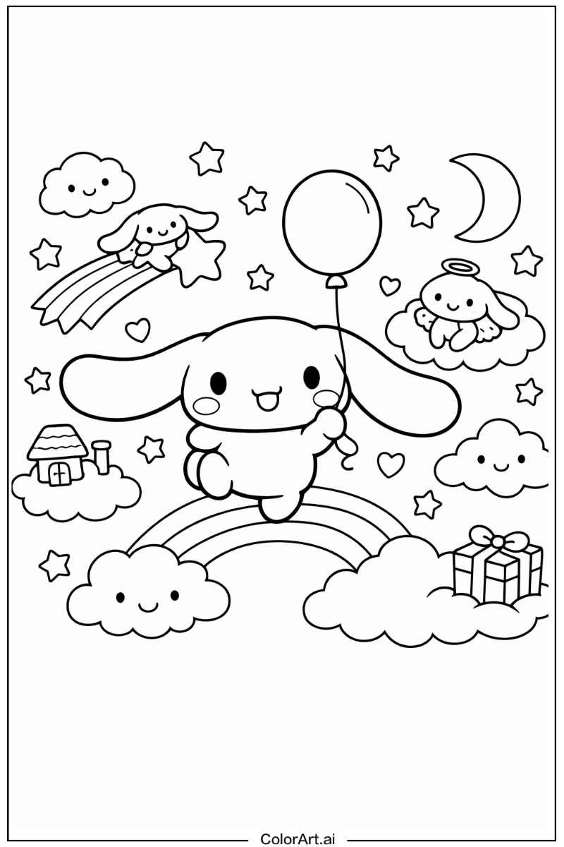 Cinnamoroll with Sky Theme 2