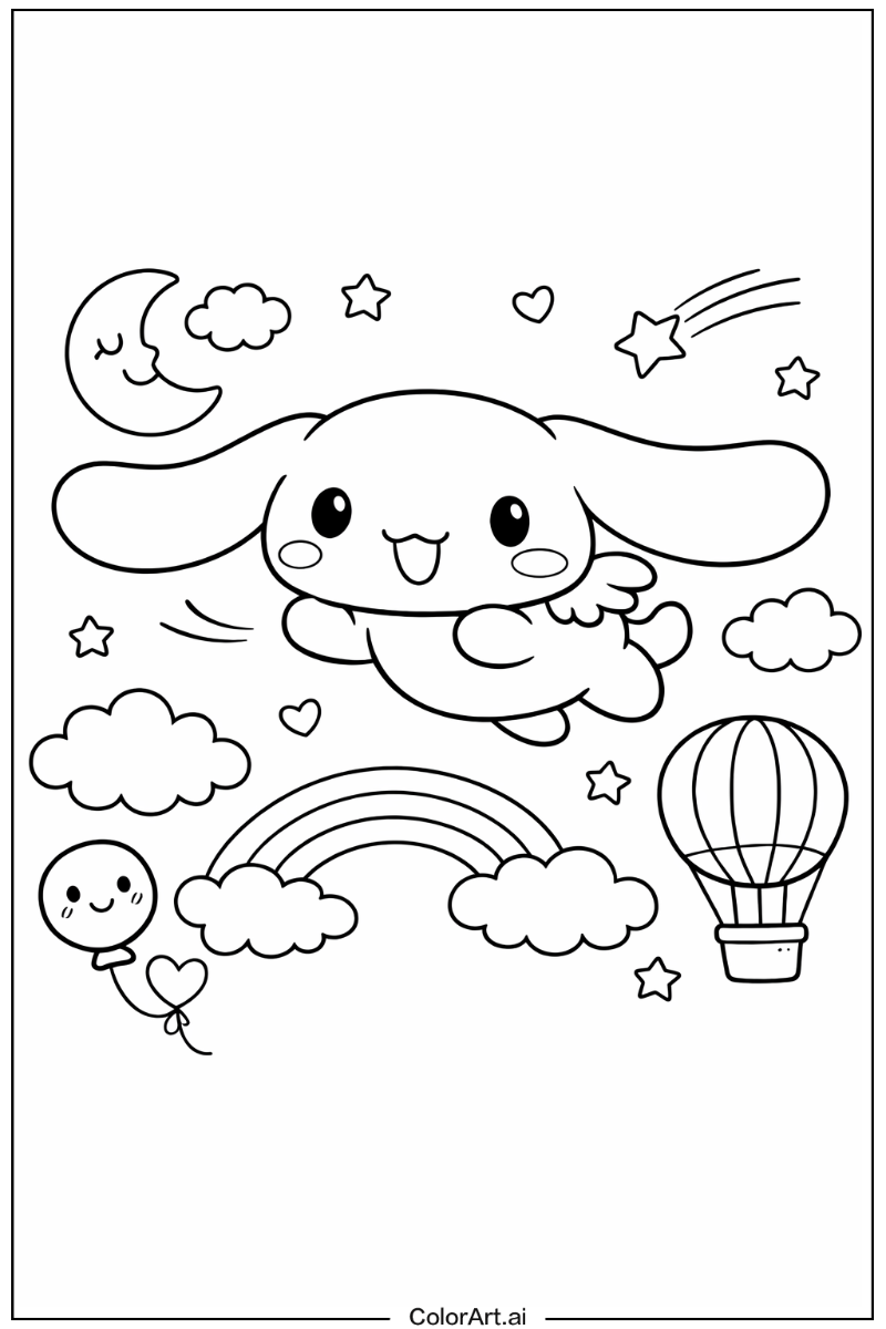 Flying puppy Cinnamoroll Design 2