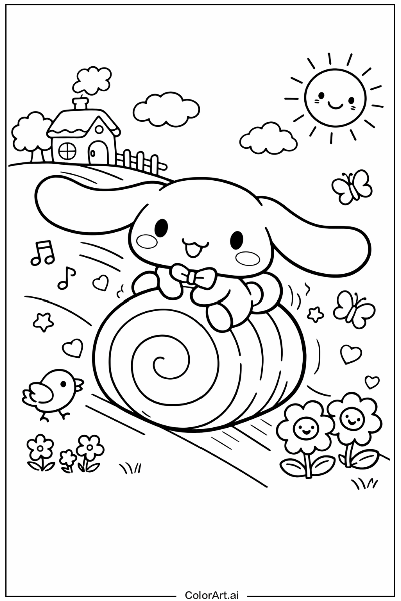 Roll tail Cinnamoroll Scene 2