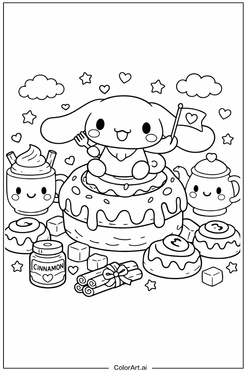 Cinnamon bun Cinnamoroll Scene 2