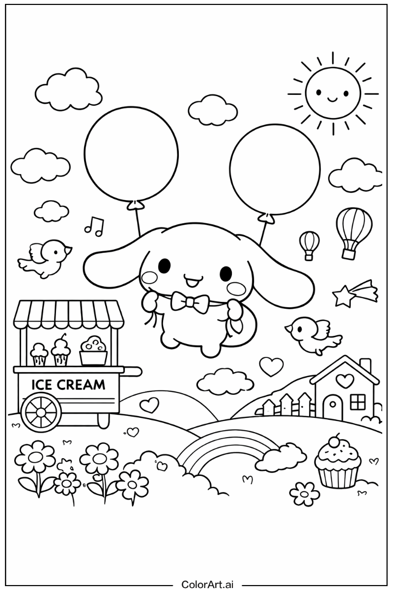 Cinnamoroll with Pastel Theme 2