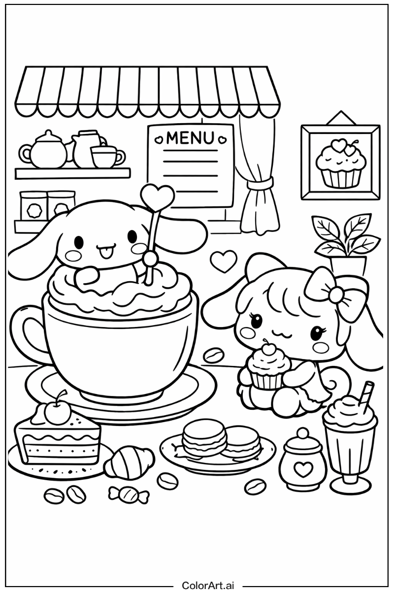 Cinnamoroll with Mocha Theme 2