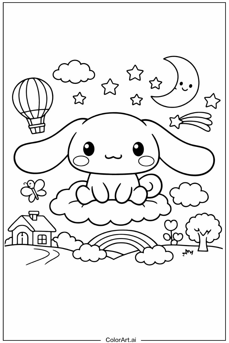 Cinnamoroll with Blue eyes Theme