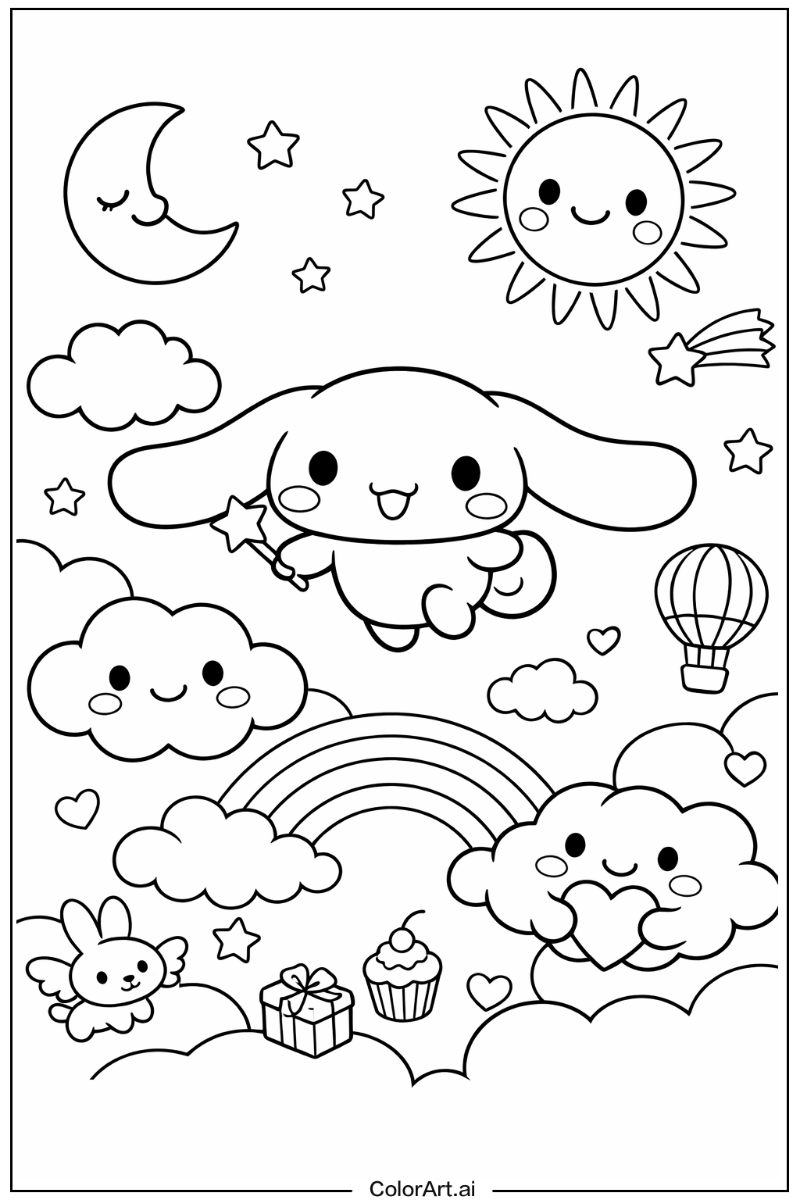 Clouds Cinnamoroll Scene