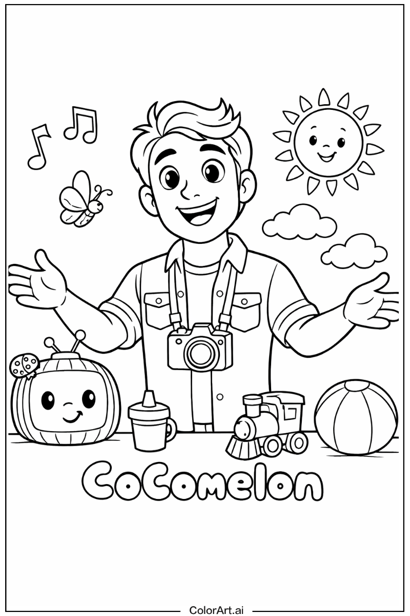 Cocomelon with Dad Theme