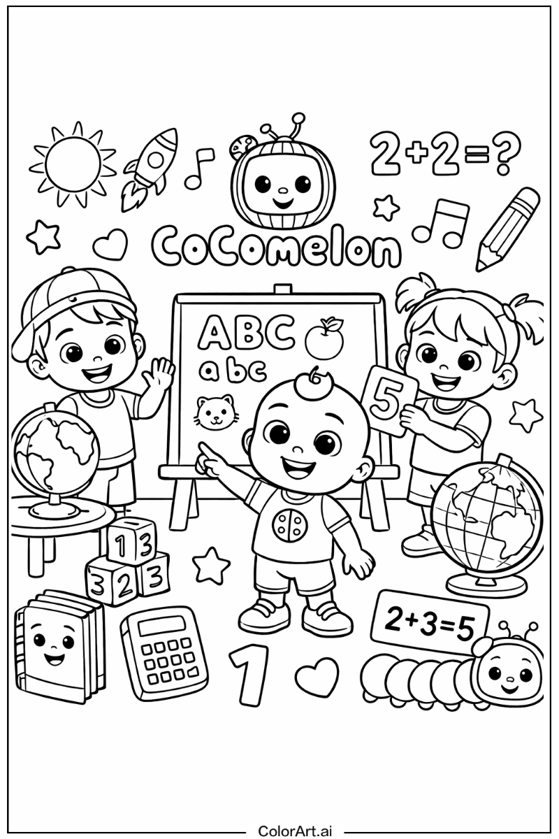 Educational Cocomelon Design