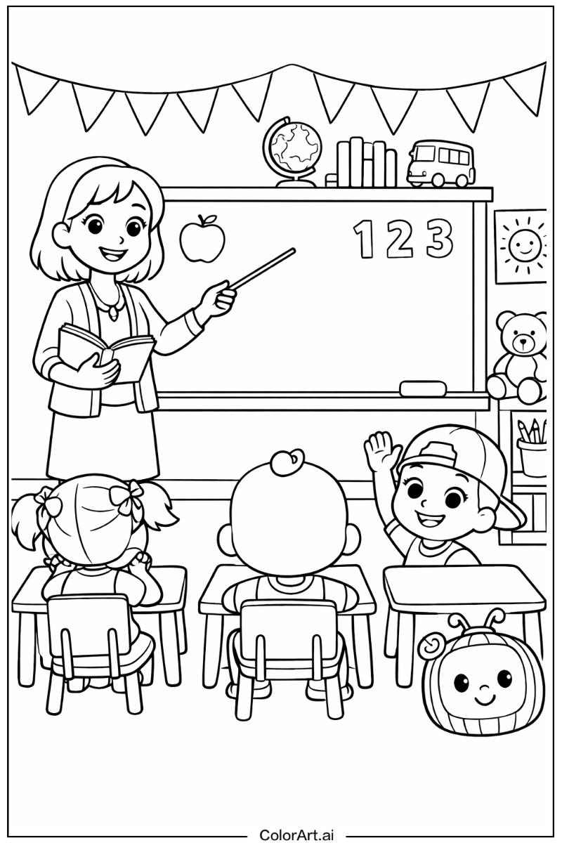 Teacher Cocomelon Design 2