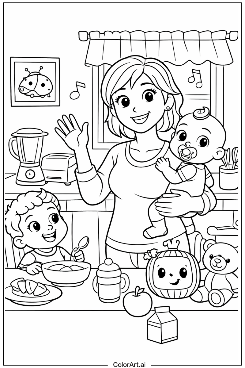 Mom Cocomelon Scene 2