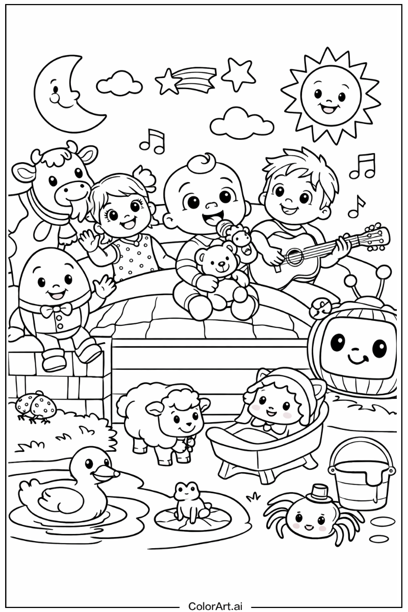 Nursery rhymes Cocomelon Design 2