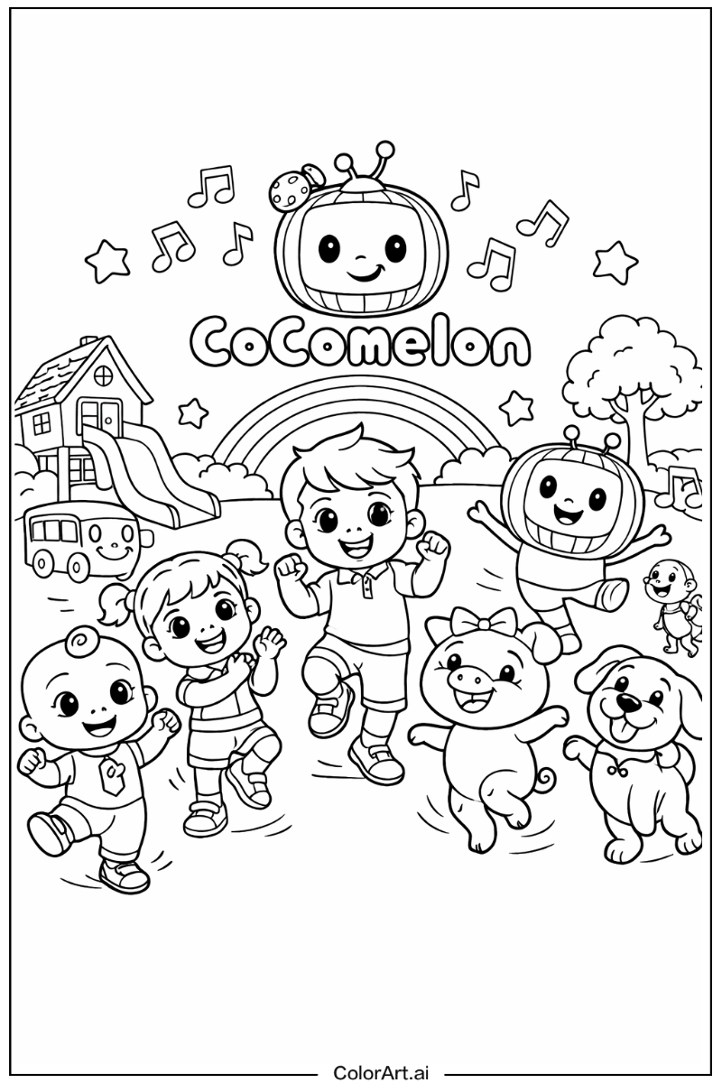 Cocomelon with Dancing Theme 2