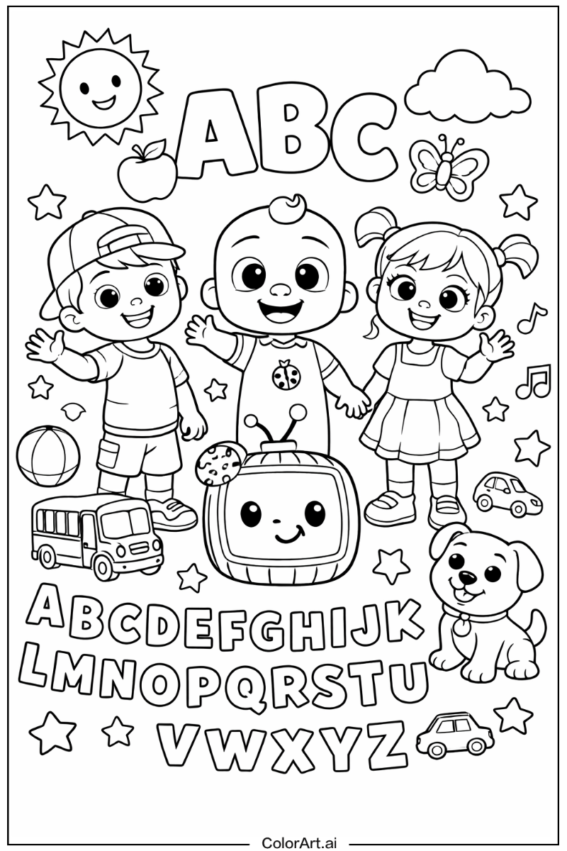 Alphabet Cocomelon Scene 2