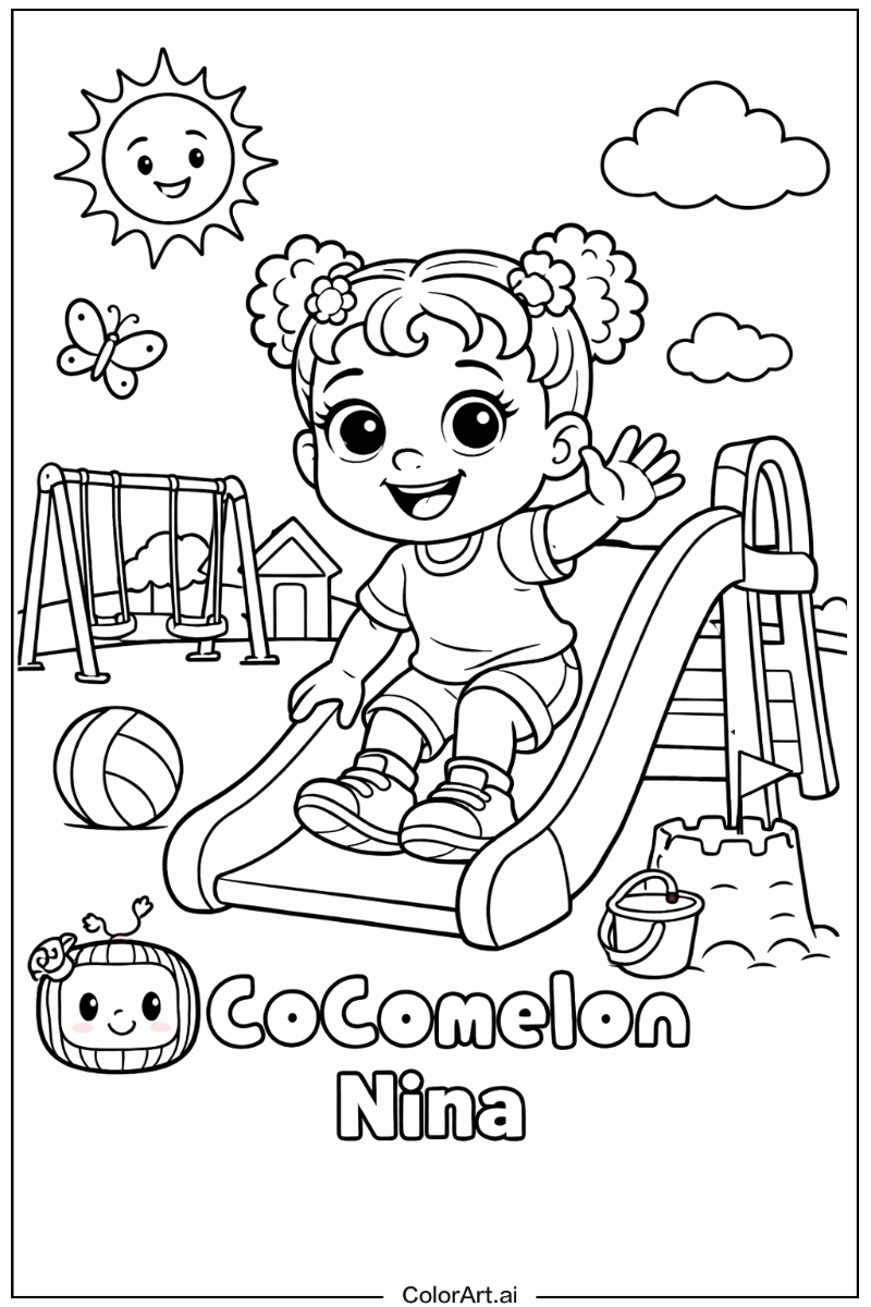 Nina Cocomelon Scene