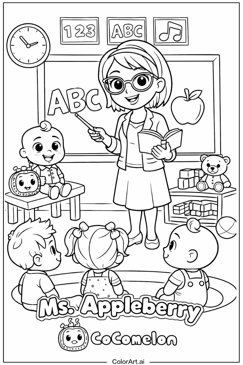 Cocomelon with Ms appleberry Theme