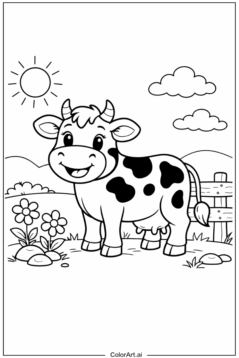 Smiling Cow 1