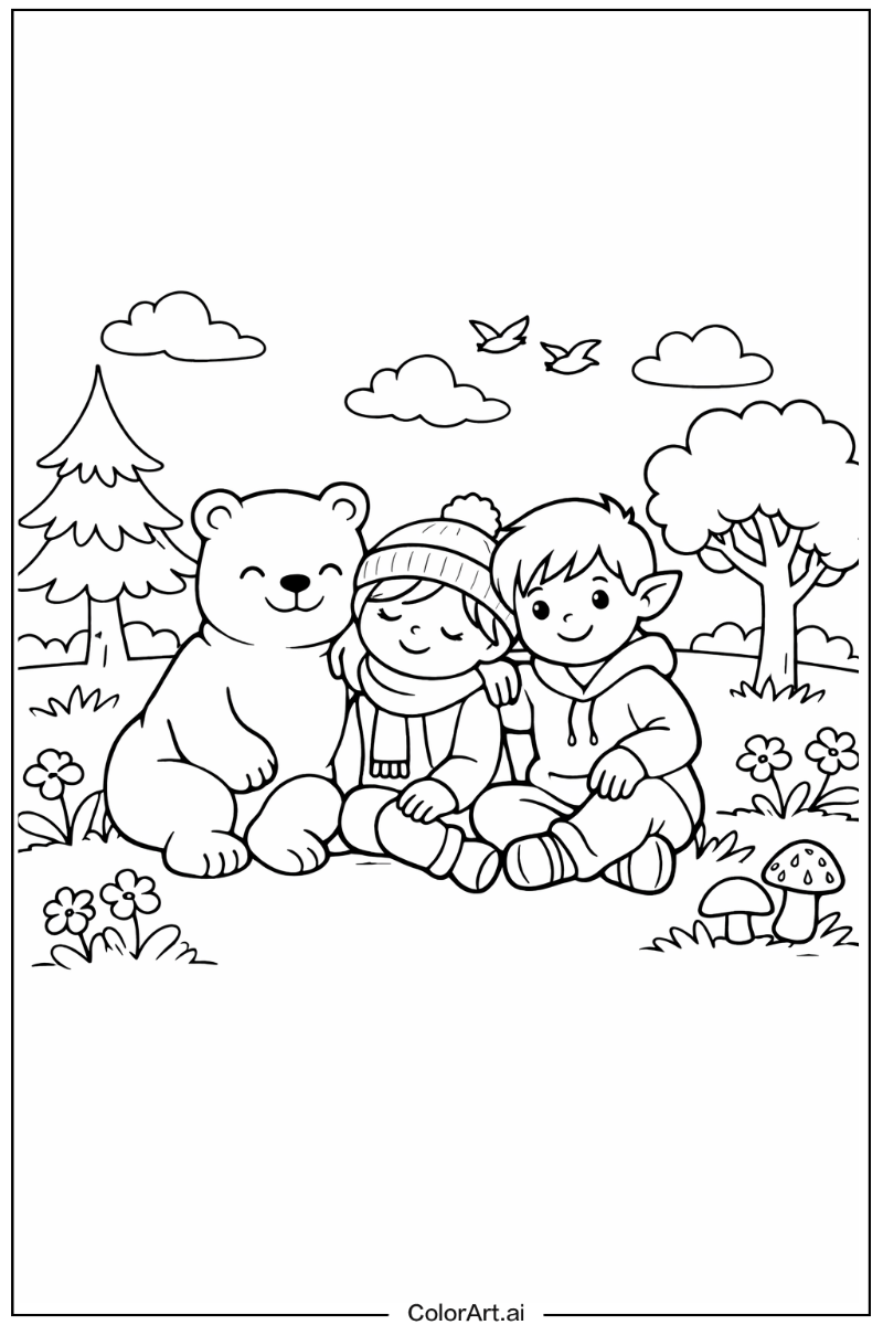 cozy friends in Nature 4