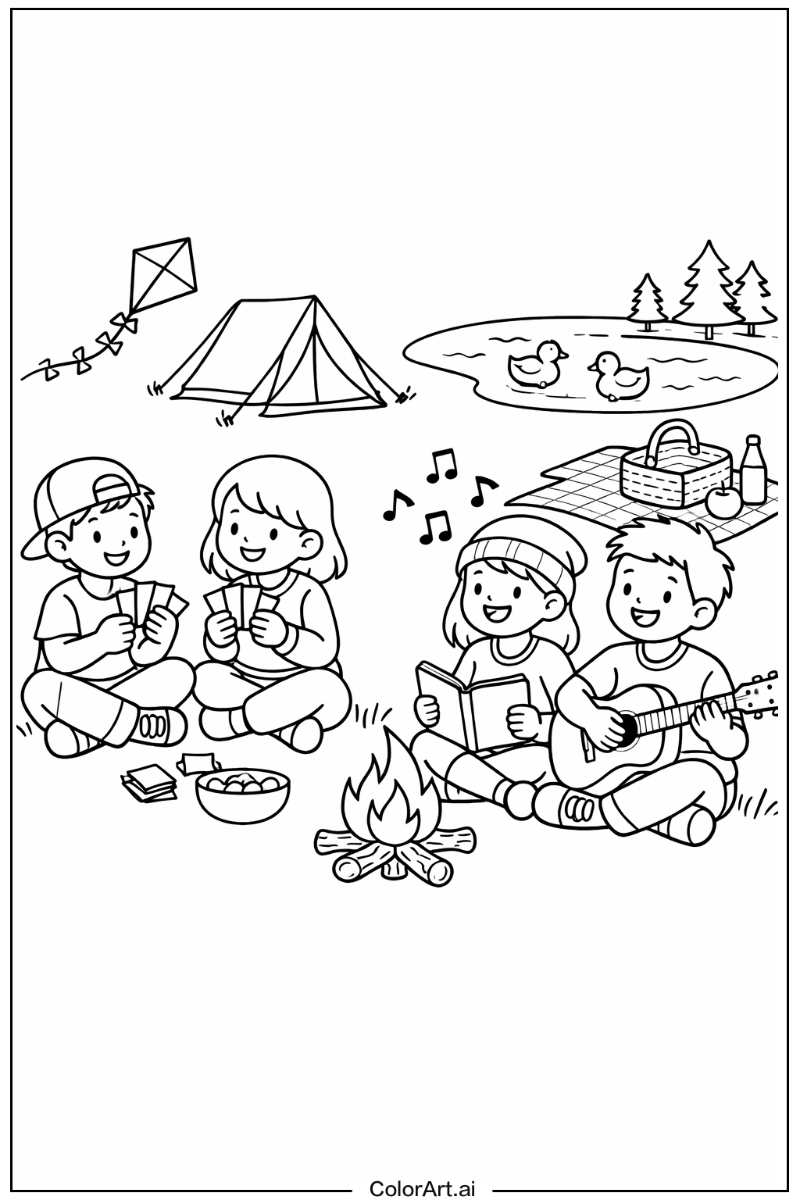 cozy friends Having Fun 4