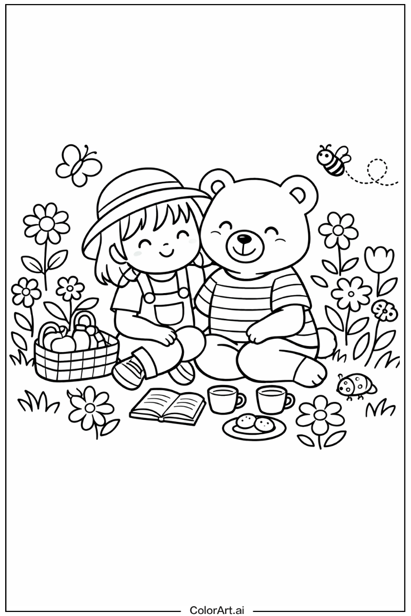 cozy friends in a Garden 5