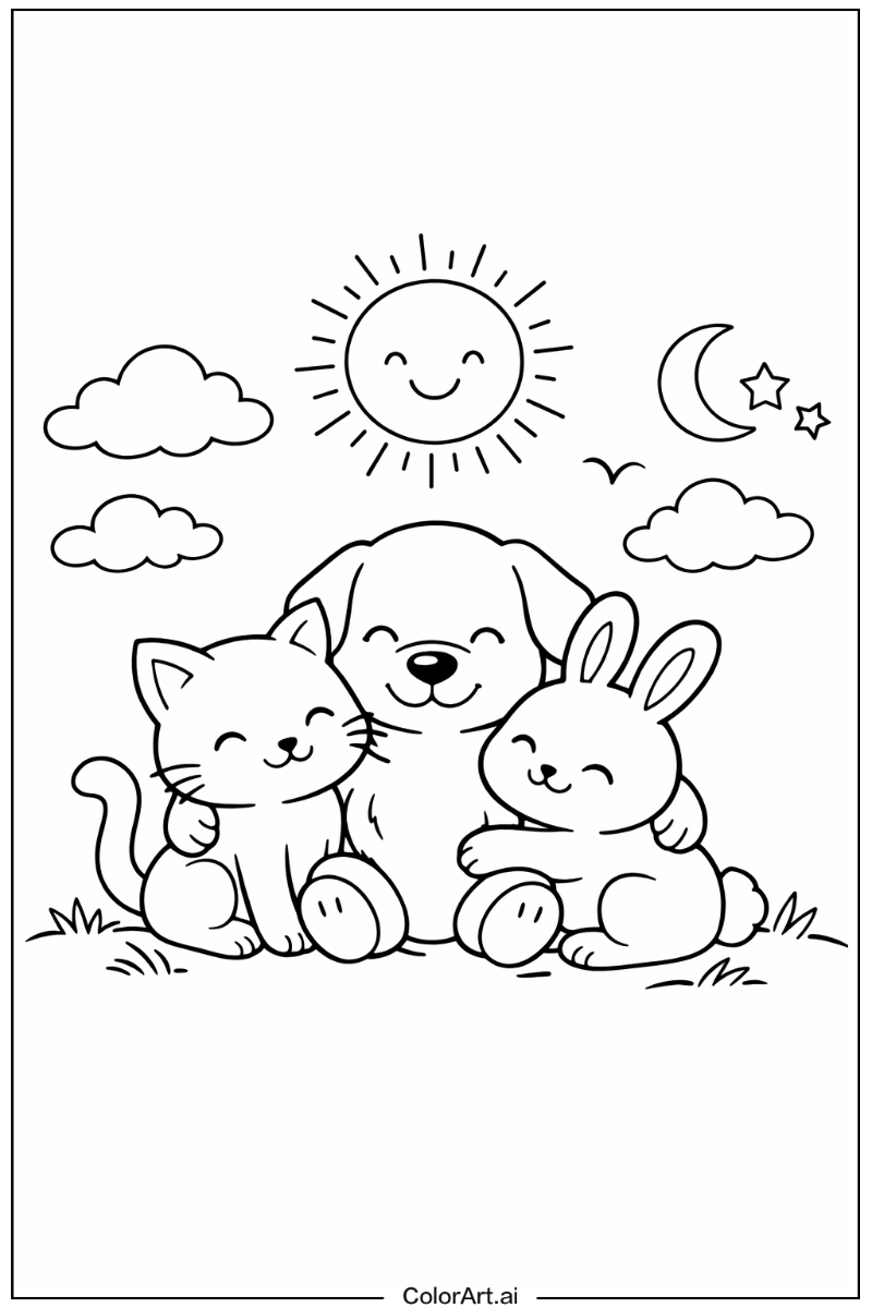 cozy friends Under the Sun 1