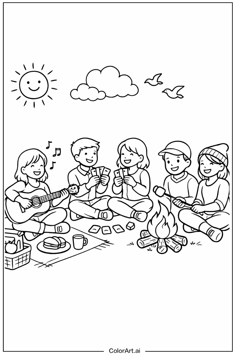 cozy friends Having Fun 1