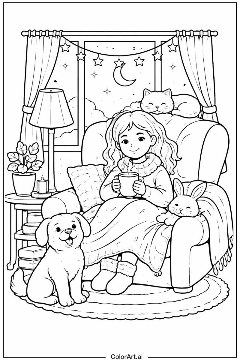 39 Pages Colorier Cozy Gratuites 39 Pages Colorier Cozy Gratuites