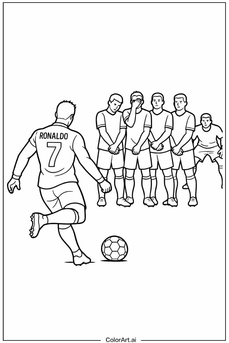 Cristiano ronaldo free kick Cristiano Ronaldo Scene