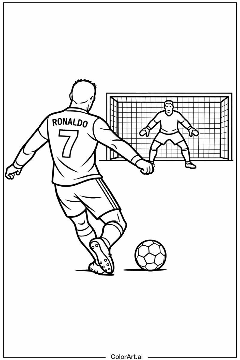 Cristiano Ronaldo with Cristiano ronaldo penalty kick Theme