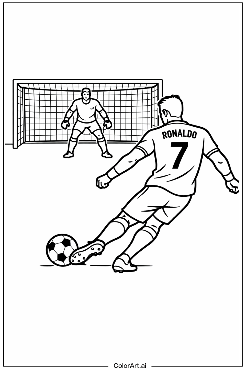 Cristiano Ronaldo with Cristiano ronaldo penalty kick Theme 2