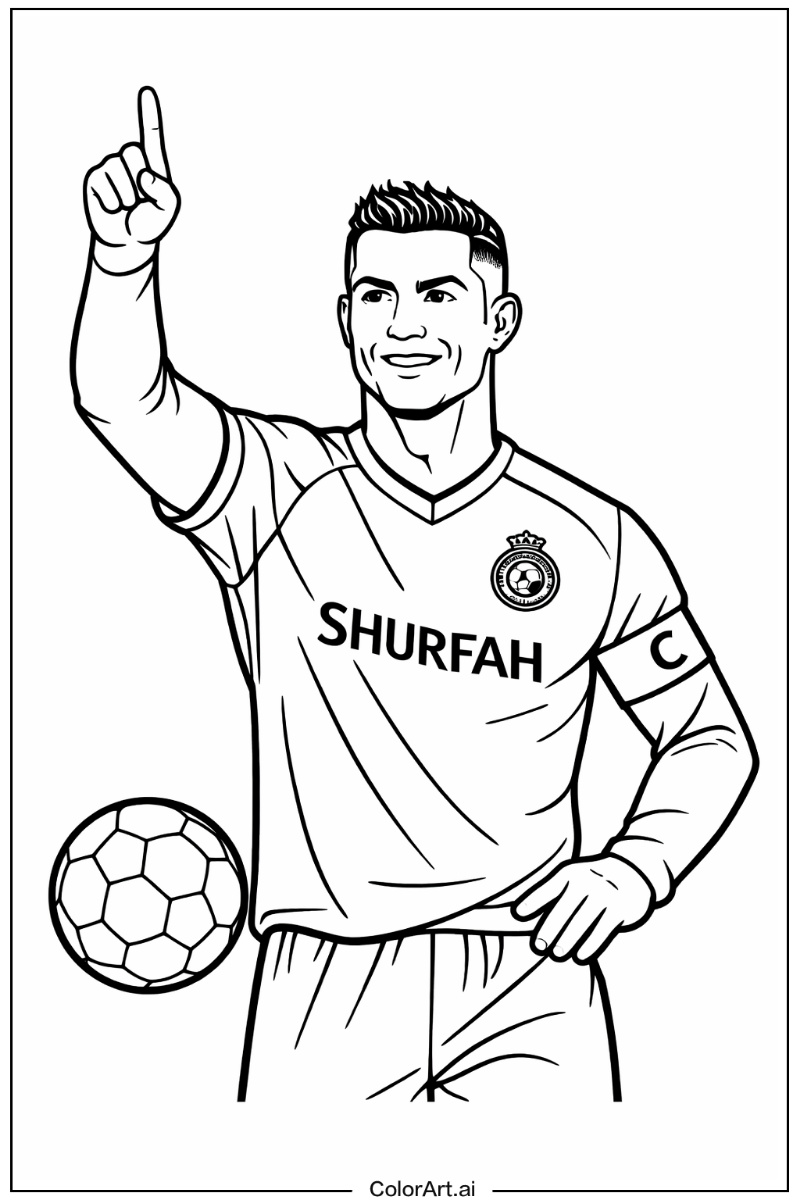 Cristiano Ronaldo with Cristiano ronaldo al nassr Theme