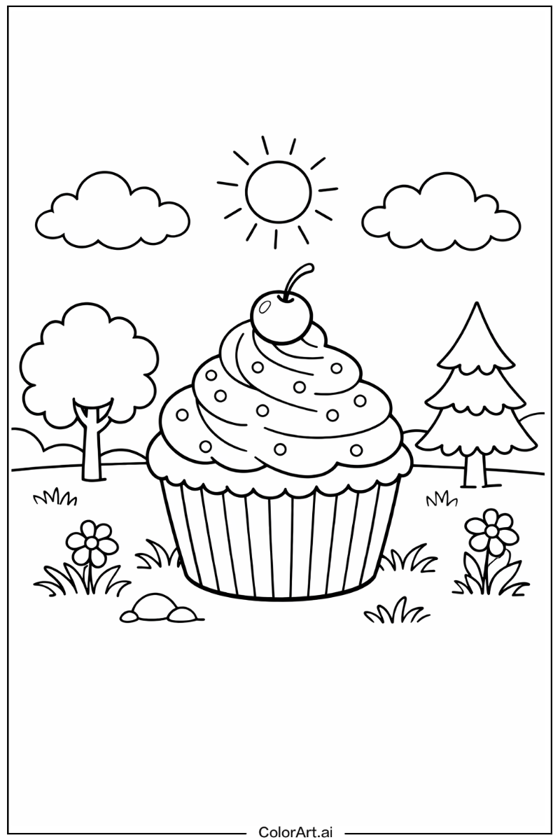 cupcake in Nature 2