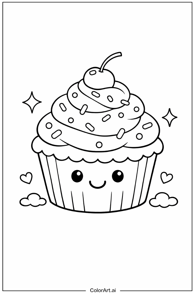 Smiling cupcake 2