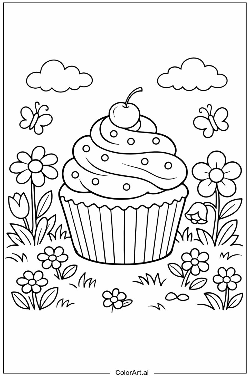 cupcake in a Garden 4