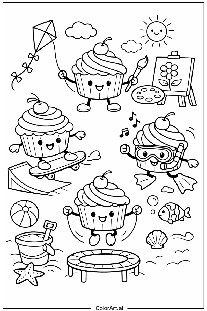 cupcake Having Fun 1