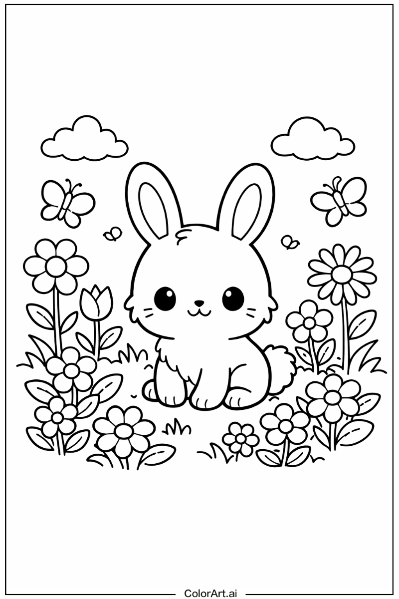 36 Free cute animal Coloring Pages