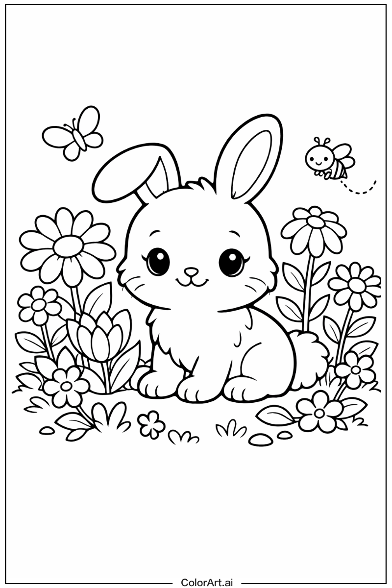 cute animal in a Garden 2