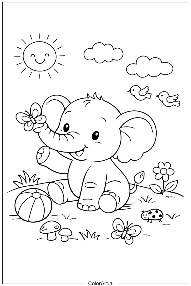 cute animal Playing Outside 2