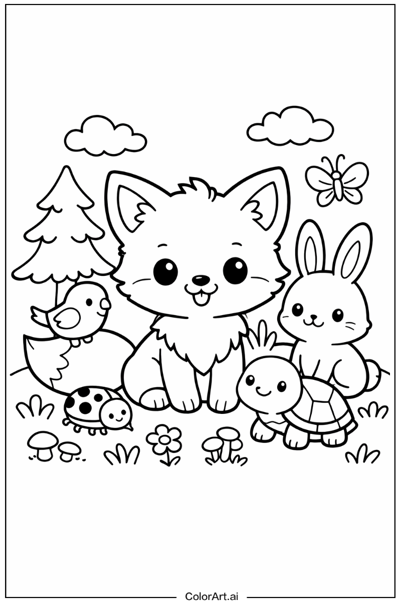 cute animal with Friends 2