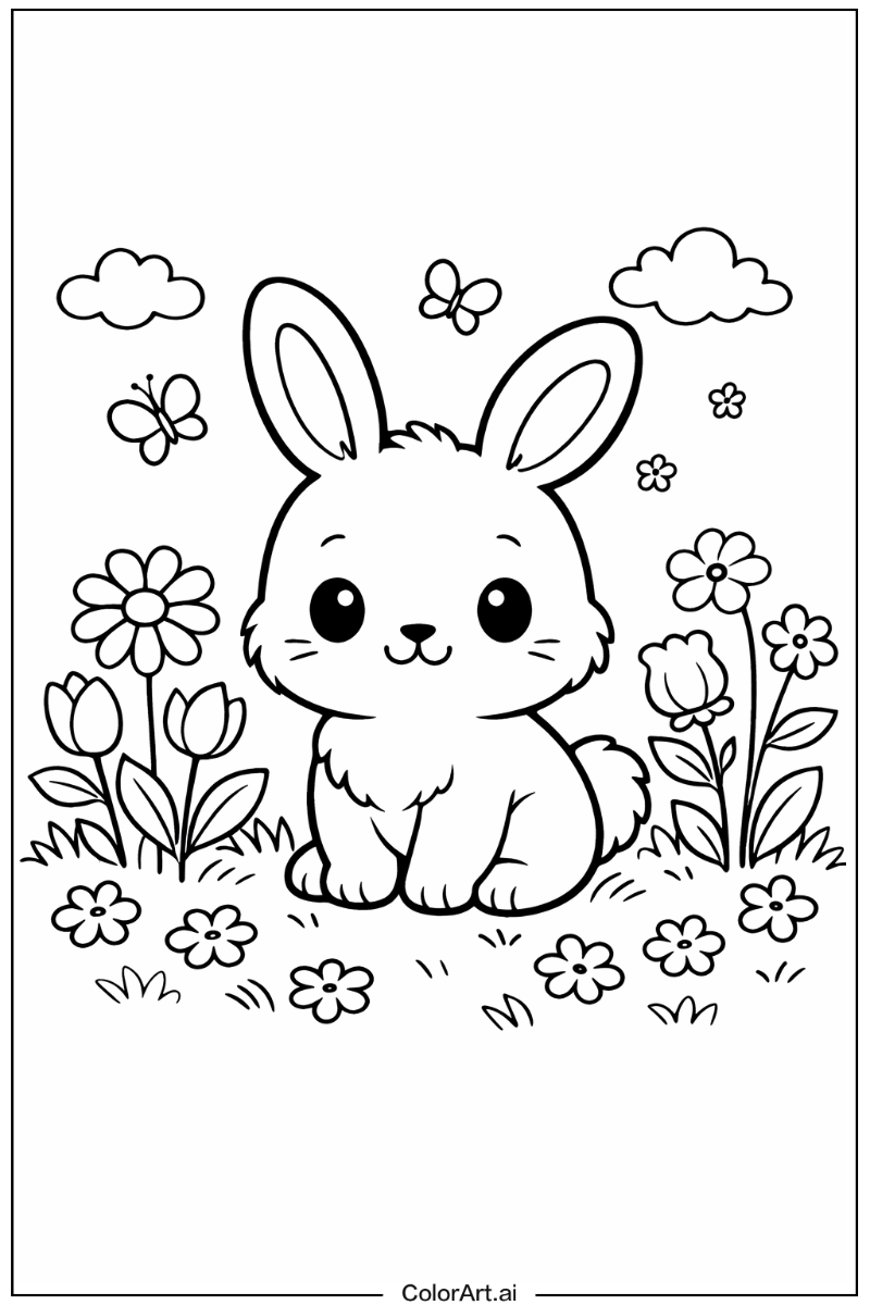 cute animal in a Garden 3