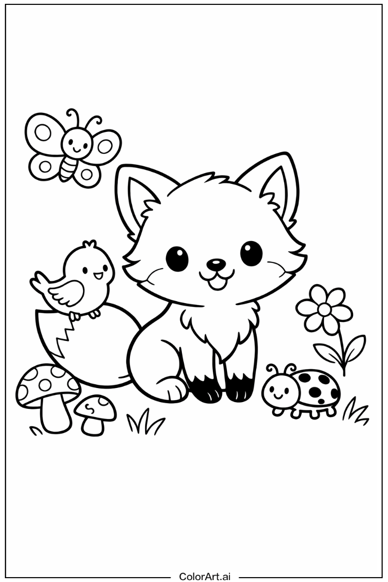 cute animal with Friends 1