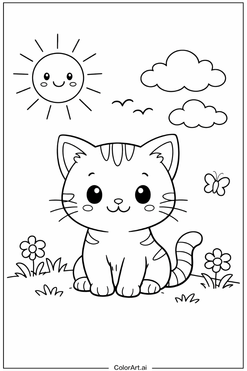 cute cat Under the Sun 3